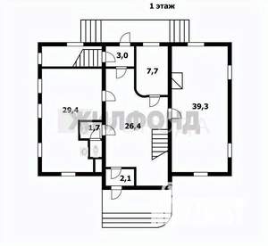 Дом 366м&sup2;, 3-этажный, участок 11 сот.  