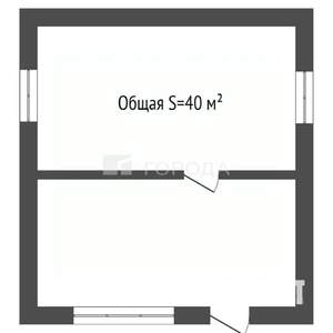 Дом 40м&sup2;, 1-этажный, участок 5 сот.  