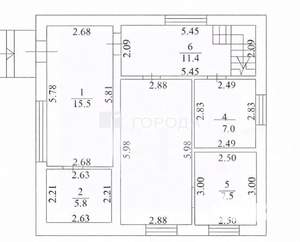 Дом 108м&sup2;, 2-этажный, участок 6 сот.  