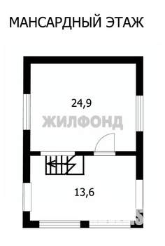 Дом 93м&sup2;, 2-этажный, участок 10 сот.  