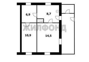 Дом 41м&sup2;, 2-этажный, участок 3 сот.  