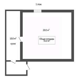 Дача 41м², 2-этажный, участок 7 сот.  