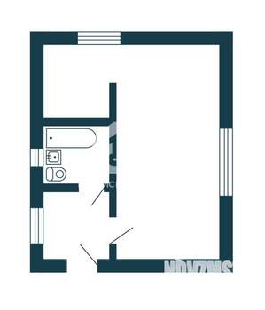 Дом 36м&sup2;, 1-этажный, участок 7 сот.  