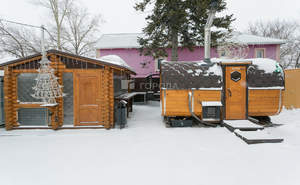 Дом 440м&sup2;, 2-этажный, участок 8 сот.  