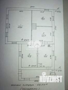 Дом 70м², 2-этажный, участок 10 сот.  