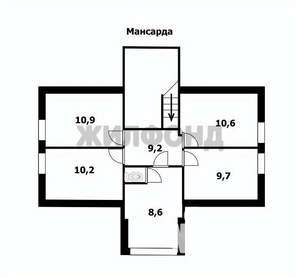 Дом 280м², 2-этажный, участок 6 сот.  