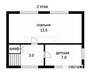 Дача 91м², 2-этажный, участок 6 сот.  