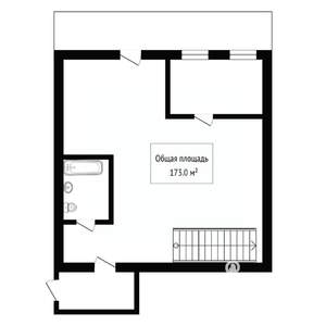 Дом 173м², 2-этажный, участок 9 сот.  