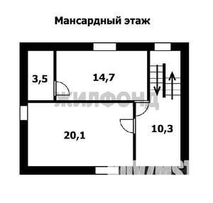 Дом 160м&sup2;, 3-этажный, участок 6 сот.  