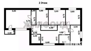 Дом 257м&sup2;, 2-этажный, участок 5 сот.  