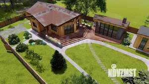 Дом 175м&sup2;, 1-этажный, участок 8 сот.  