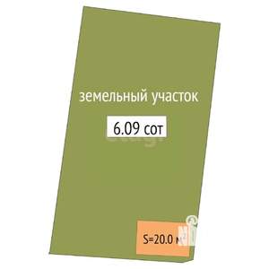 Дача 20м², 1-этажный, участок 6 сот.  