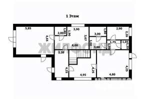 Дом 257м&sup2;, 2-этажный, участок 5 сот.  