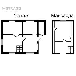 Дача 60м², 2-этажный, участок 8 сот.  