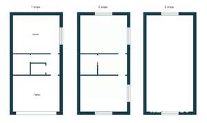 Дом 215м&sup2;, 3-этажный, участок 7 сот.  