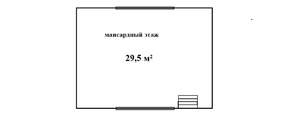 Дом 75м&sup2;, 2-этажный, участок 12 сот.  