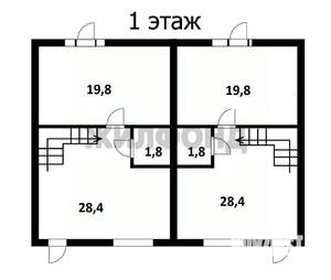 Таунхаус 150м², 3-этажный, участок 3 сот.  