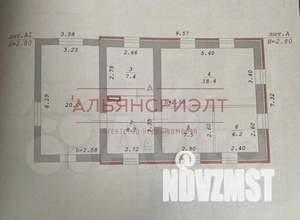 Дом 68м², 1-этажный, участок 6 сот.  