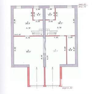 Таунхаус 188м², 3-этажный, участок 2 сот.  