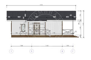 Дом 107м&sup2;, 2-этажный, участок 6 сот.  