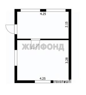 Дом 65м&sup2;, 2-этажный, участок 6 сот.  