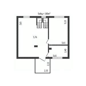 Дом 180м&sup2;, 2-этажный, участок 5 сот.  