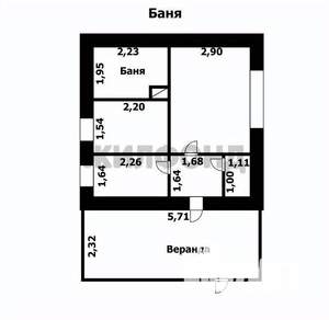 Дом 70м², 1-этажный, участок 6 сот.  