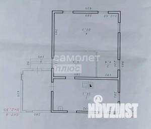 Дом 50м&sup2;, 1-этажный, участок 6 сот.  