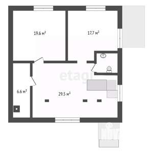 Дом 156м&sup2;, 2-этажный, участок 13 сот.  