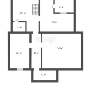 Дом 437м², 3-этажный, участок 6 сот.  