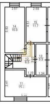 Таунхаус 160м², 2-этажный, участок 3 сот.  