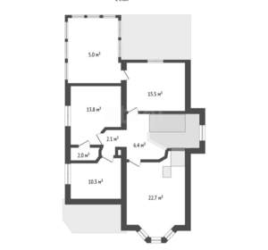 Дом 290м², 3-этажный, участок 8 сот.  