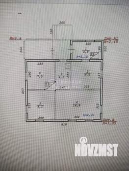 Дом 49м&sup2;, 1-этажный, участок 6 сот.  