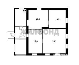 Дом 55м&sup2;, 1-этажный, участок 5 сот.  