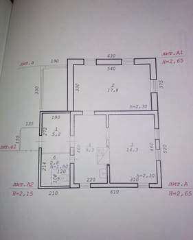 Дом 51м&sup2;, 1-этажный, участок 6 сот.  