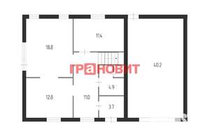 Дом 222м&sup2;, 2-этажный, участок 450 сот.  