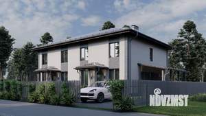 Таунхаус 187м&sup2;, 2-этажный, участок 3 сот.  