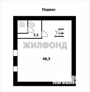 Дом 126м², 2-этажный, участок 6 сот.  