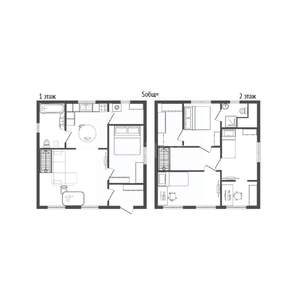 Дом 145м&sup2;, 2-этажный, участок 6 сот.  