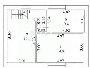 Дом 107м&sup2;, 2-этажный, участок 6 сот.  