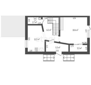 Дом 180м², 2-этажный, участок 3 сот.  