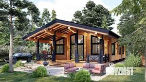 Дом 108м&sup2;, 1-этажный, участок 12 сот.  