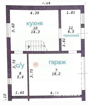 Таунхаус 91м&sup2;, 2-этажный, участок 2 сот.  