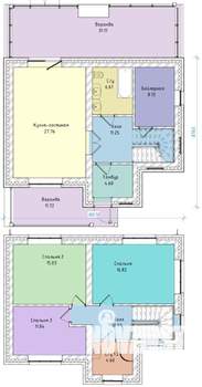 Дом 160м², 2-этажный, участок 5 сот.  