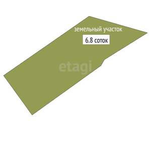 Дом 20м², 2-этажный, участок 7 сот.  