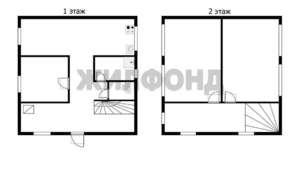 Дом 102м&sup2;, 2-этажный, участок 6 сот.  