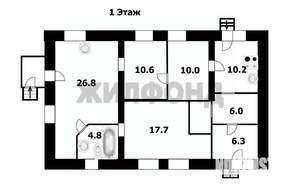 Дом 207м², 2-этажный, участок 5 сот.  