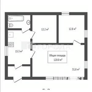 Дом 120м², 2-этажный, участок 11 сот.  