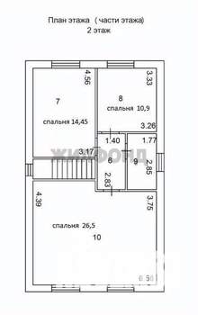 Дом 163м², 2-этажный, участок 6 сот.  