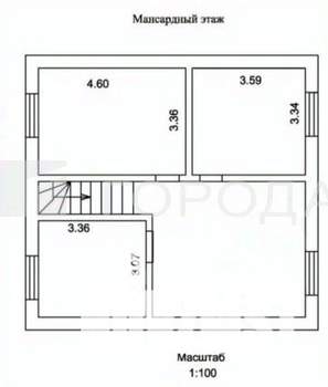 Дом 117м&sup2;, 2-этажный, участок 5 сот.  